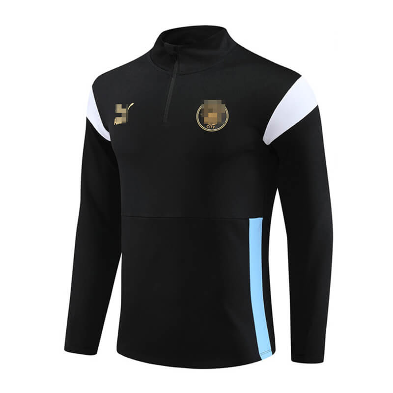 Sudadera de Entrenamiento Manchester City Negro/Blanco 2023/2024